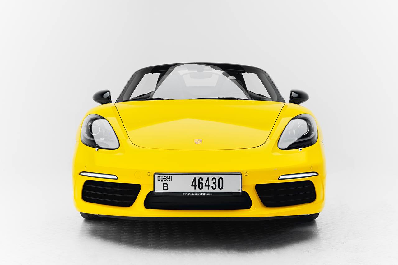 Porsche 718 Boxster Convertable 2022 rental dubai
