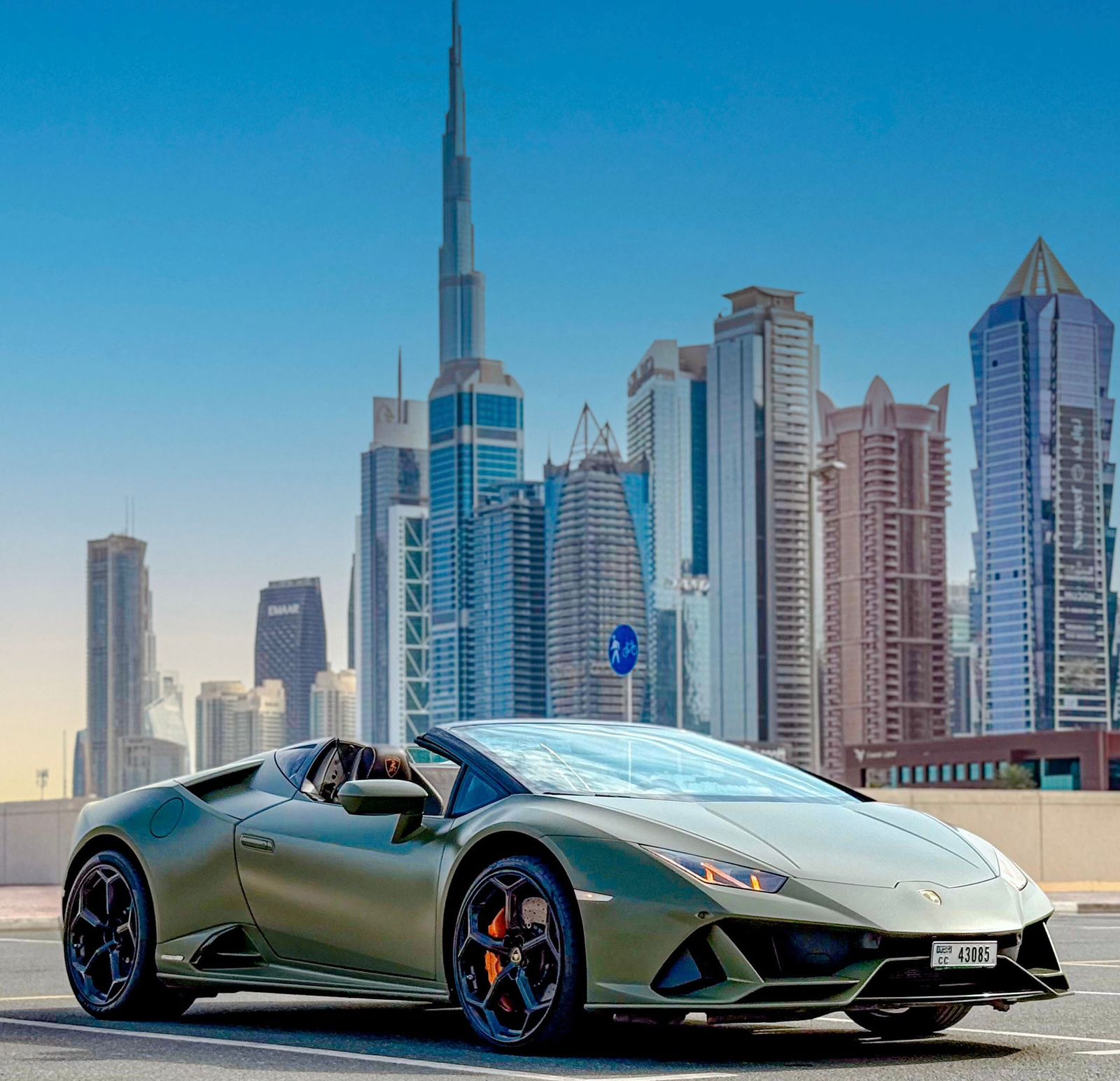 Lamborghini Evo Spider  2021 rental dubai