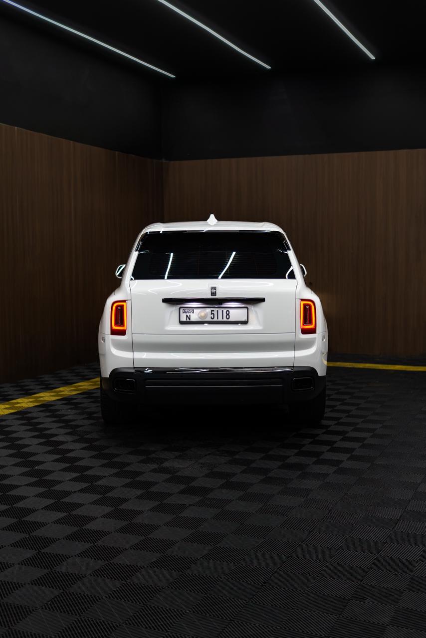 Rolls Royce Cullinan Black Badge White  WHITE 2024 Rental Dubai
