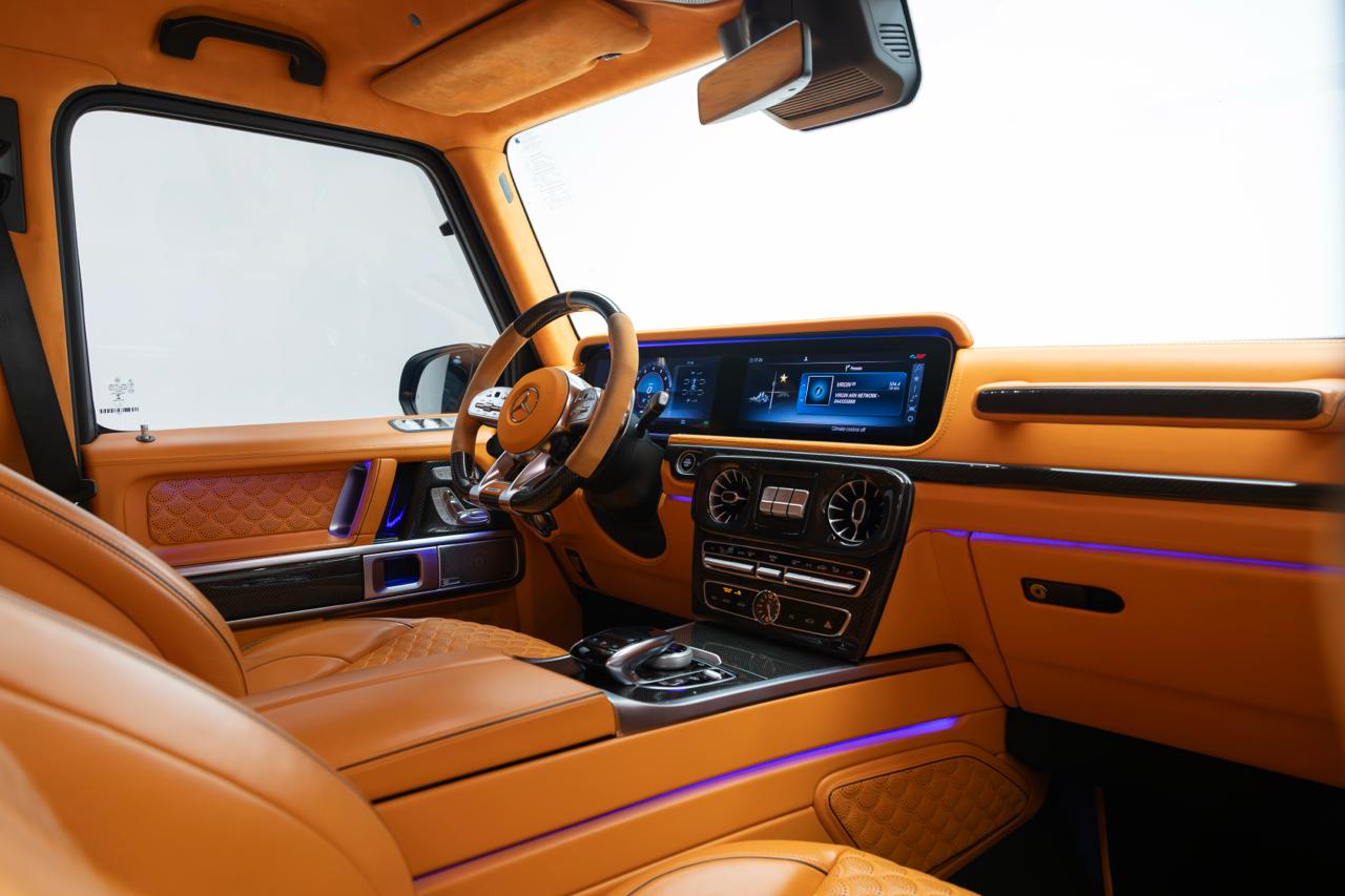 Mercedes AMG Brabus G700 Blue  BLUE  Rental Dubai