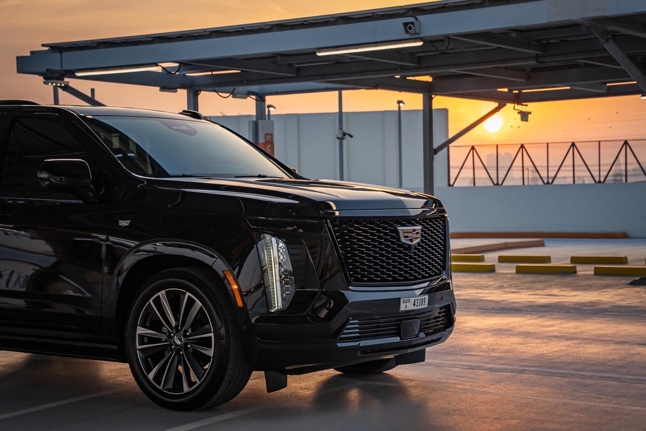 Cadillac Escalade Sport Platinum 2025  BLACK 2025 Rental Dubai