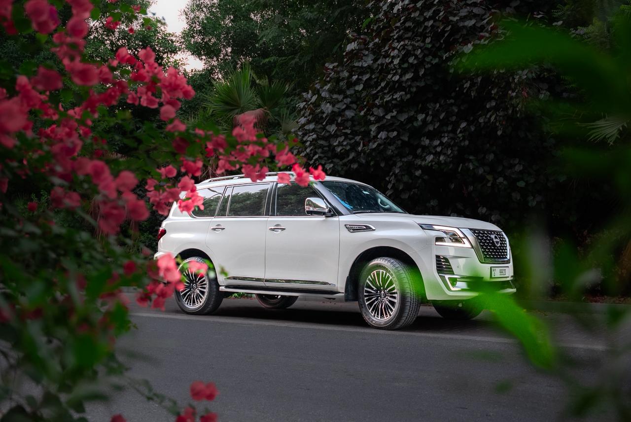 Nissan Patrol Platinium 2024  WHITE 2024 Rental Dubai