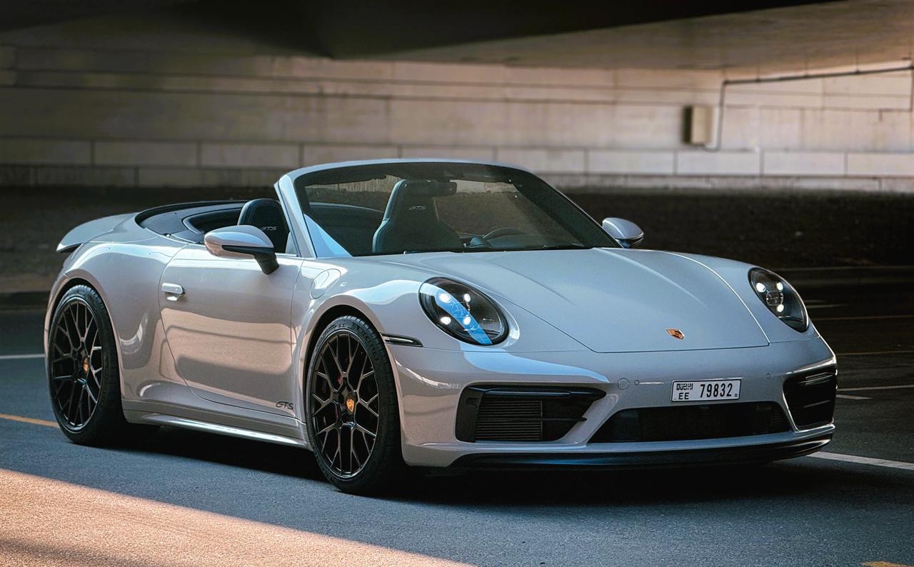 Porsche 911 CARRERA GTS Convertible 2024  GREY  Rental Dubai