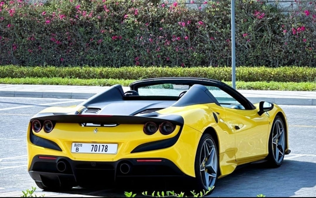 Ferrari F8 Tributto 2021  YELLOW 2021 Rental Dubai