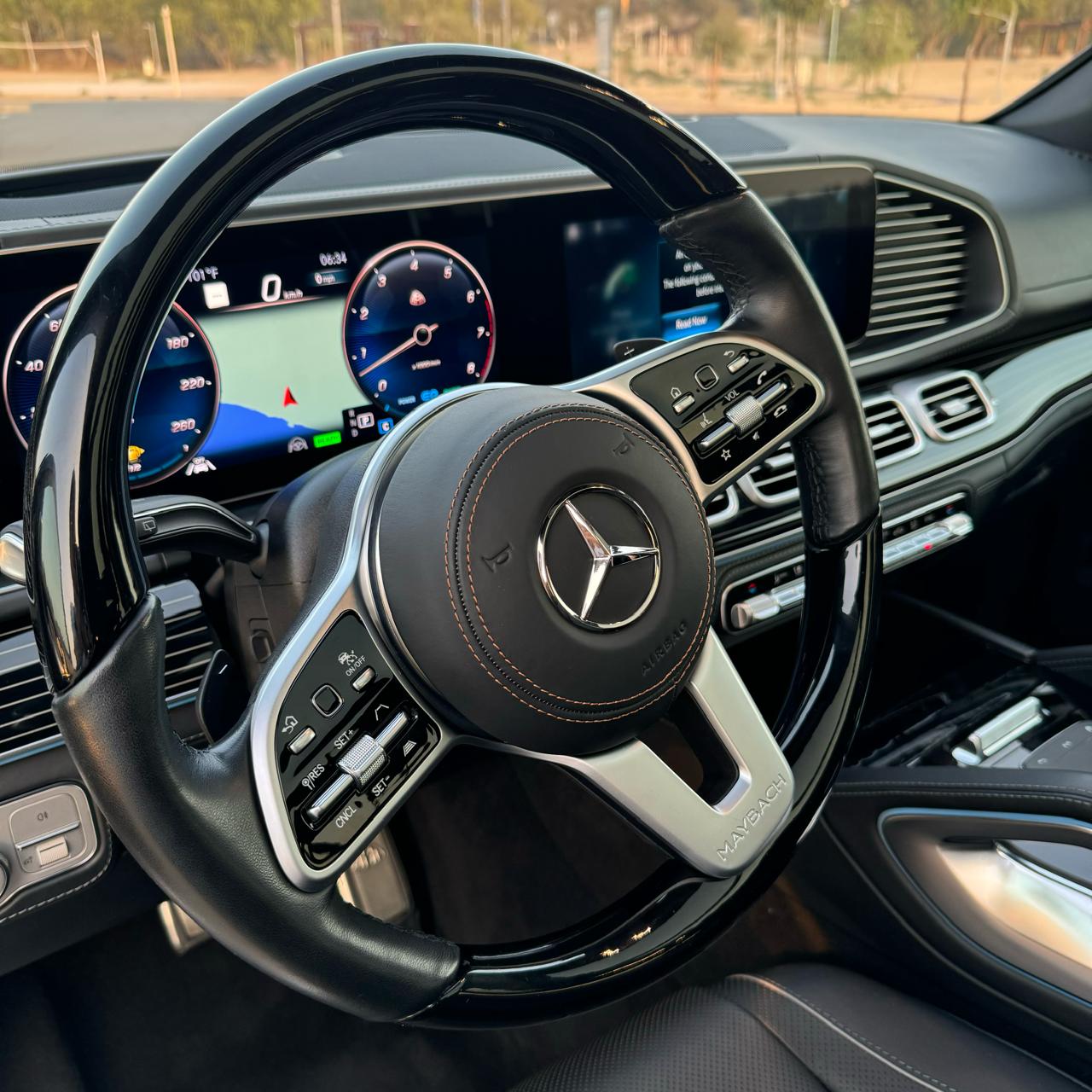 Mercedes GLS 600 Maybach  BLACK 2021 Rental Dubai