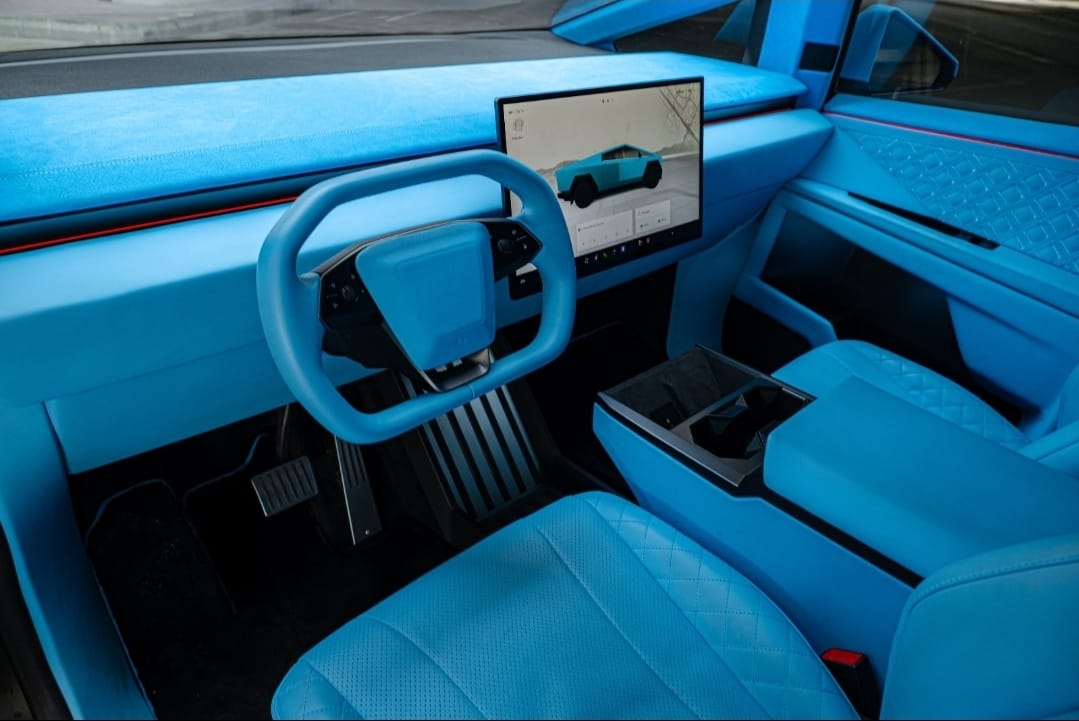 Tesla Cybertruck Beast  BLUE 2024 Rental Dubai