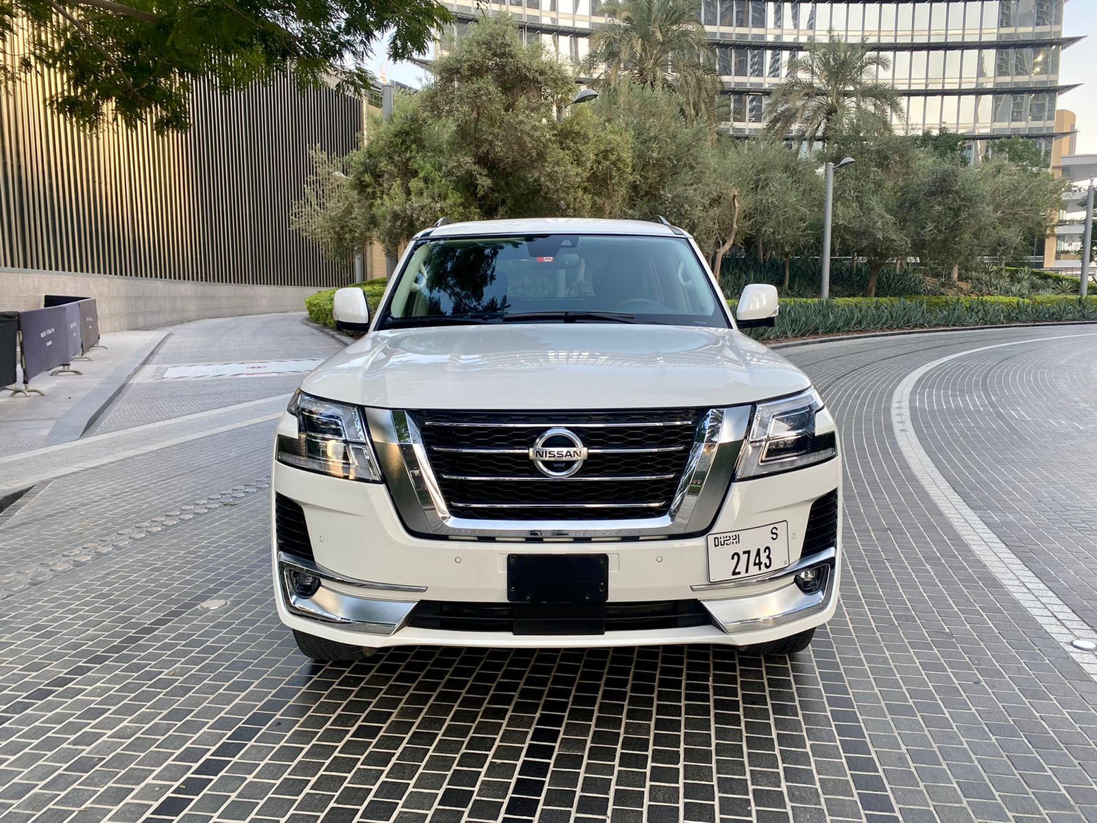 NISSAN Patrol PLATINUM  WHITE 2022 Rental Dubai