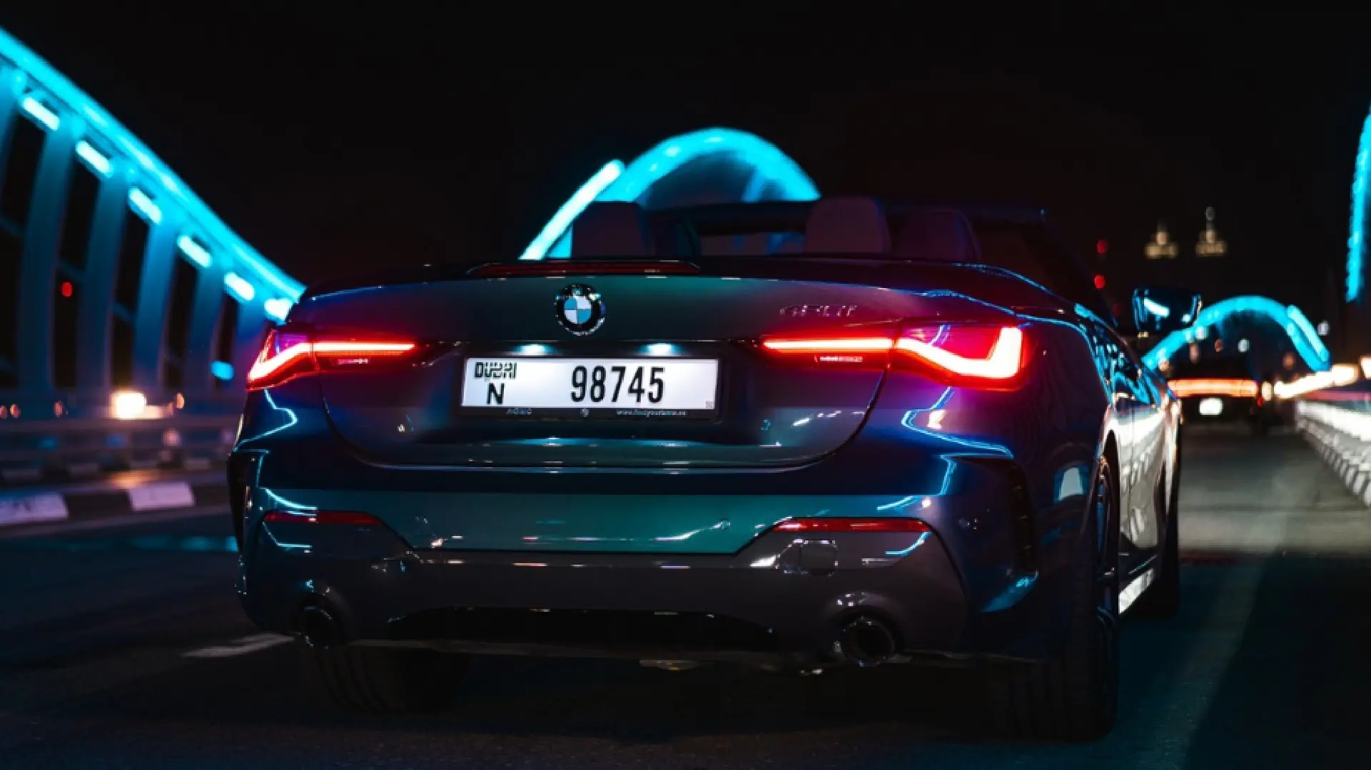 BMW 420i M KIT  BLUE 2022 Rental Dubai