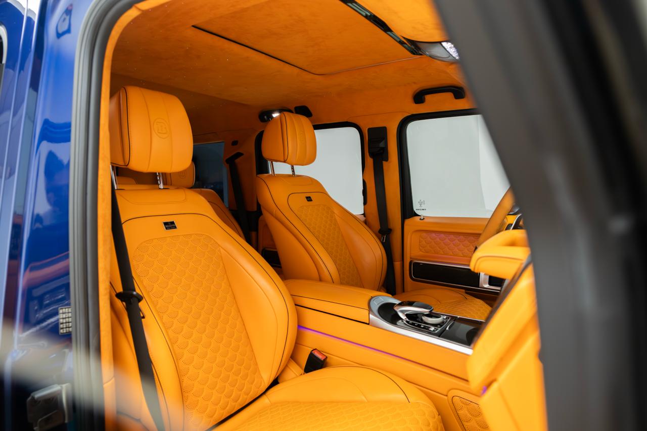 Mercedes AMG Brabus G700 Blue  BLUE  Rental Dubai