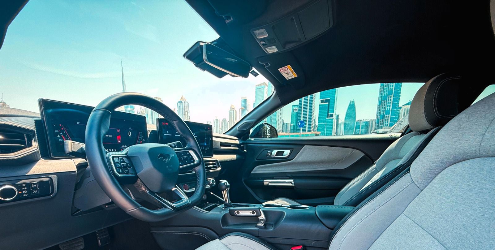 Ford Mustang GT Coupe V8 2024  RED 2024 Rental Dubai