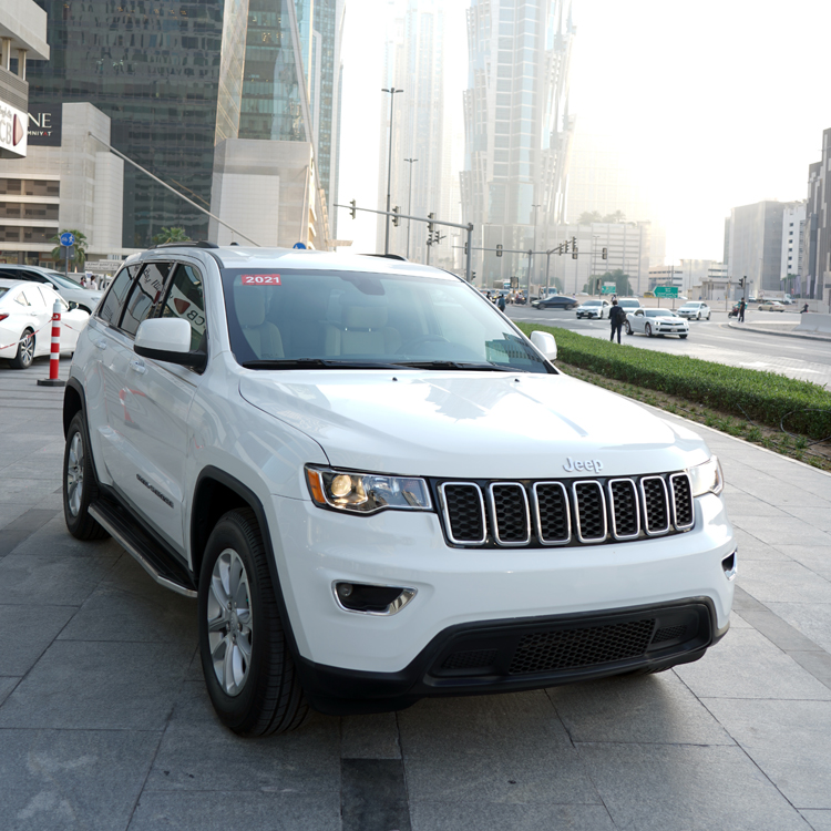  Jeep Grand Cherokee  WHITE 2021 Rental Dubai
