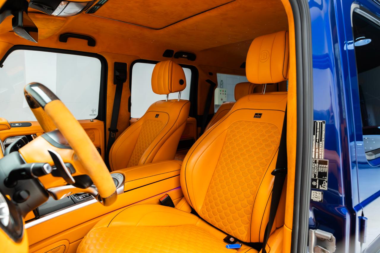 Mercedes AMG Brabus G700 Blue  BLUE  Rental Dubai