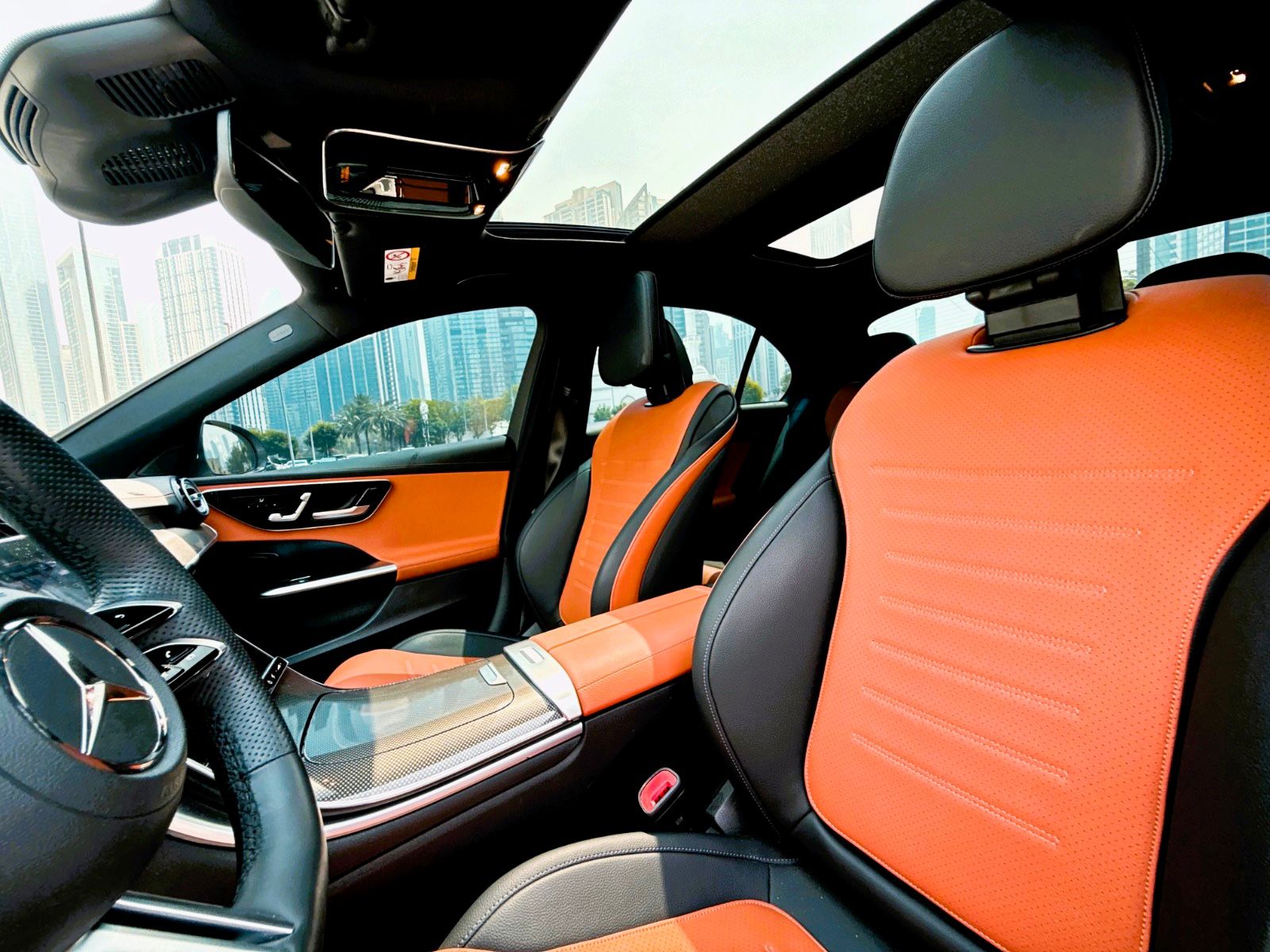 Mercedes Benz C200 2025  WHITE 2025 Rental Dubai