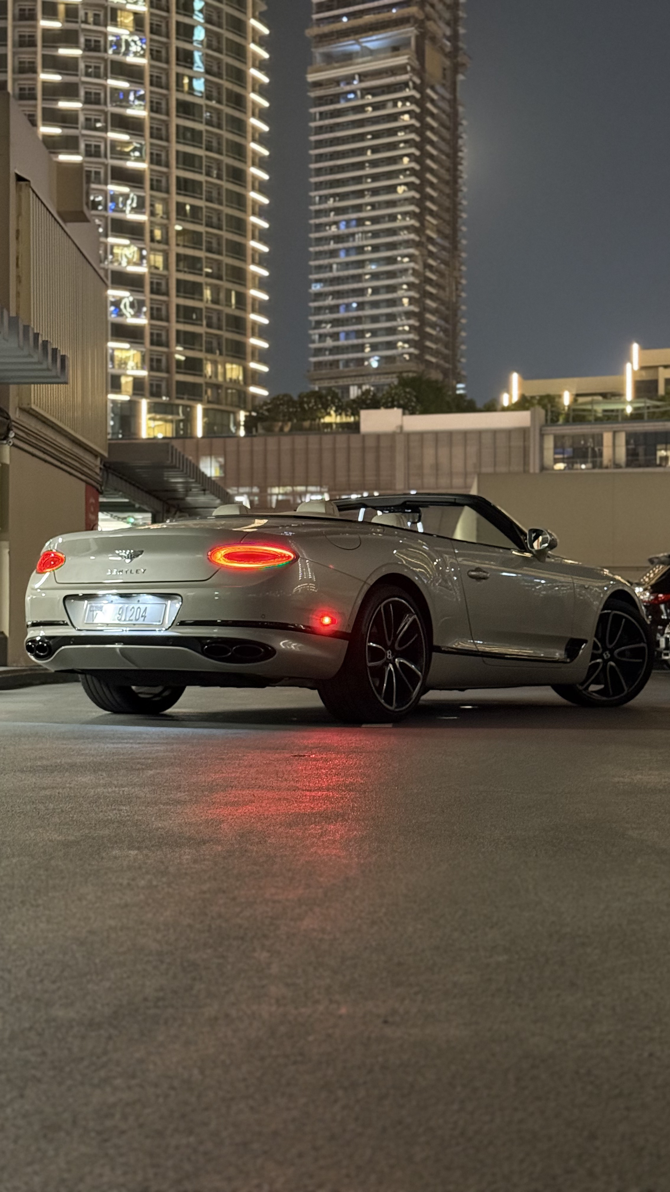 Bentley Continental GTC  GREY  Rental Dubai