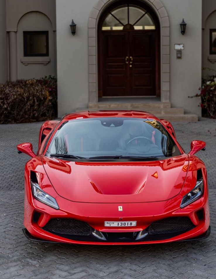 Ferrari F8 COUPE   RED 2023 Rental Dubai
