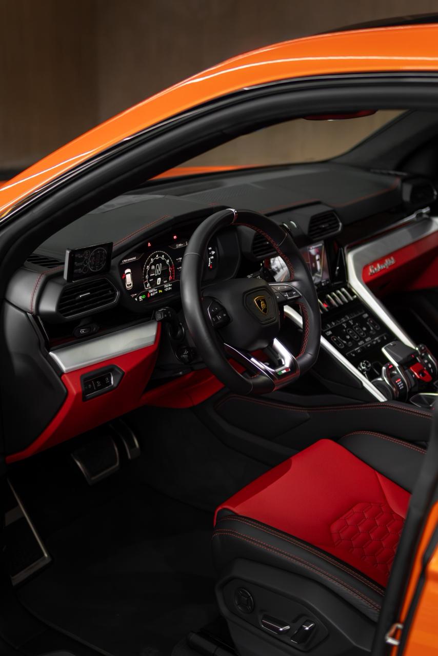 Lamborghini MY20 Urus Noetic Exhaust  ORANGE 2023 Rental Dubai