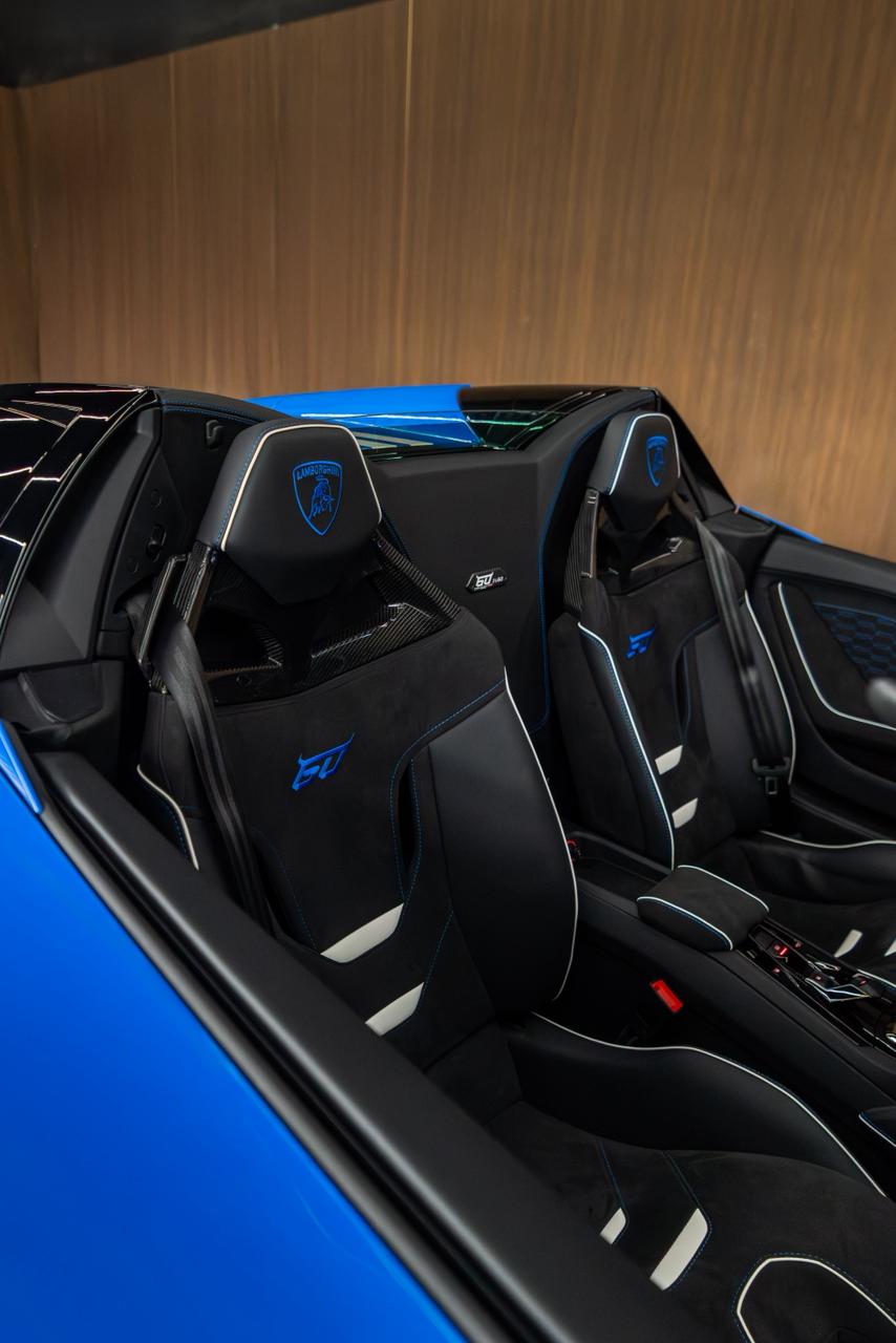 Lamborghini Evo Spider Limited Edition 1 of 60 (60th Anniversary Edition)  BLUE 2024 Rental Dubai