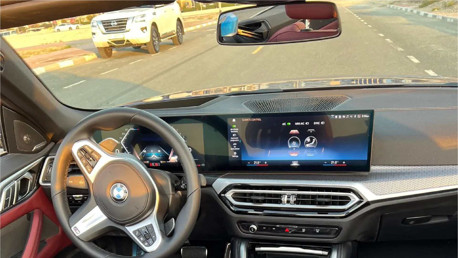 BMW 420i Convertible  BLUE 2024 Rental Dubai