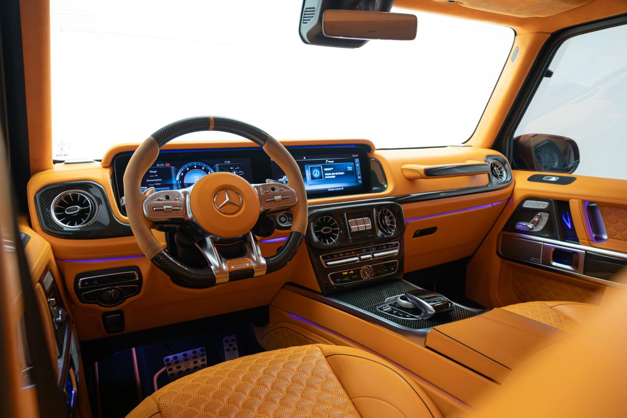 Mercedes AMG Brabus G700 Blue  BLUE  Rental Dubai