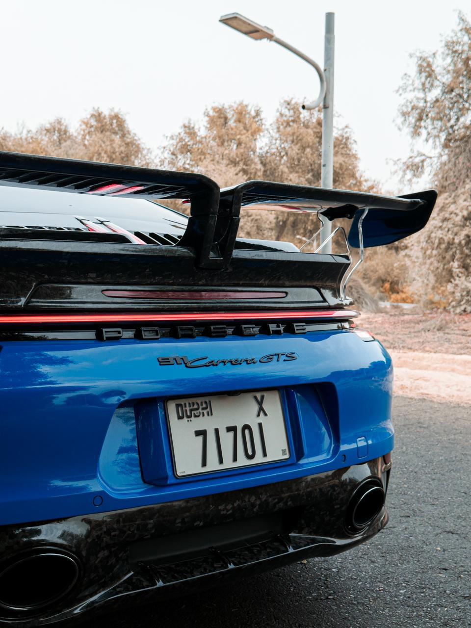 Porsche 911 GTS 2024  BLUE 2024 Rental Dubai