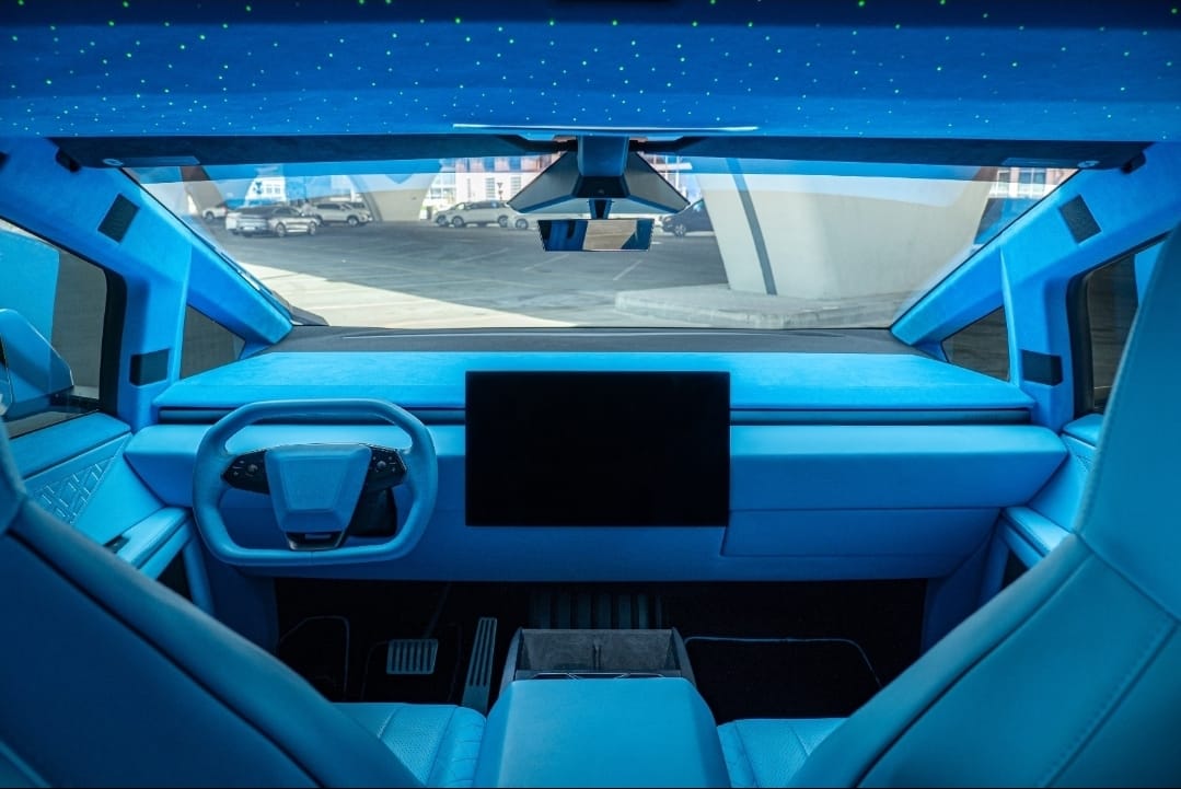 Tesla Cybertruck Beast  BLUE 2024 Rental Dubai