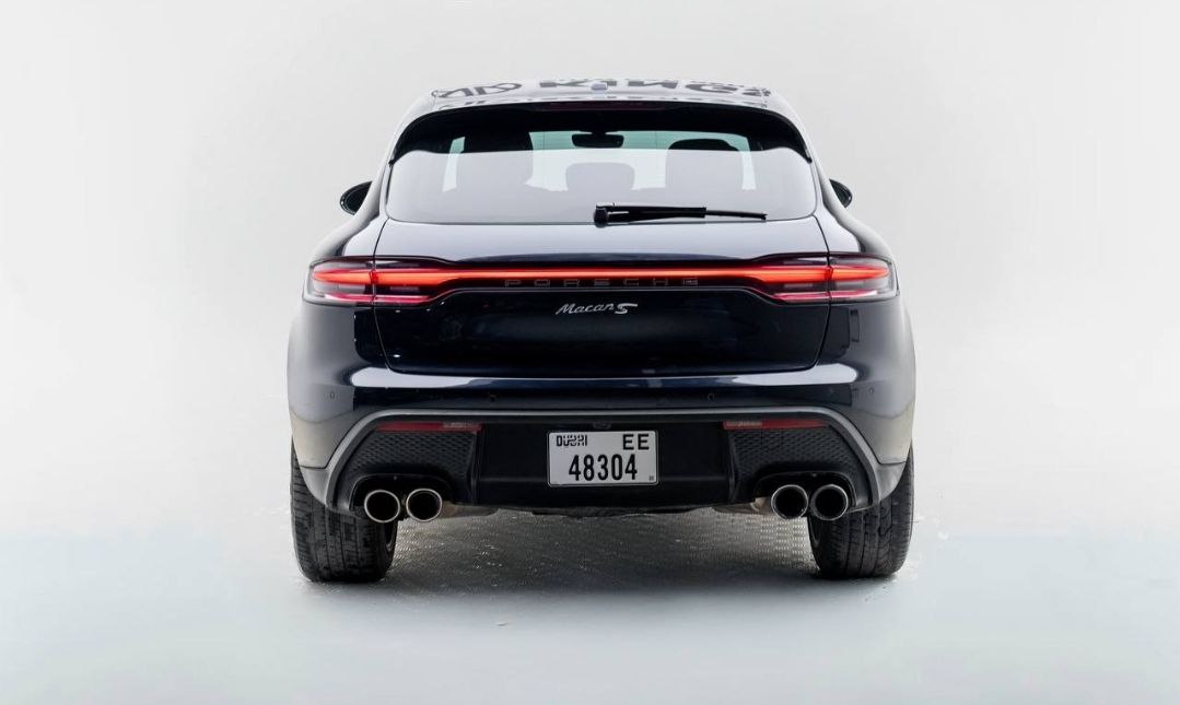 Porsche Macan S (red beautiful interior)  BLACK 2025 Rental Dubai