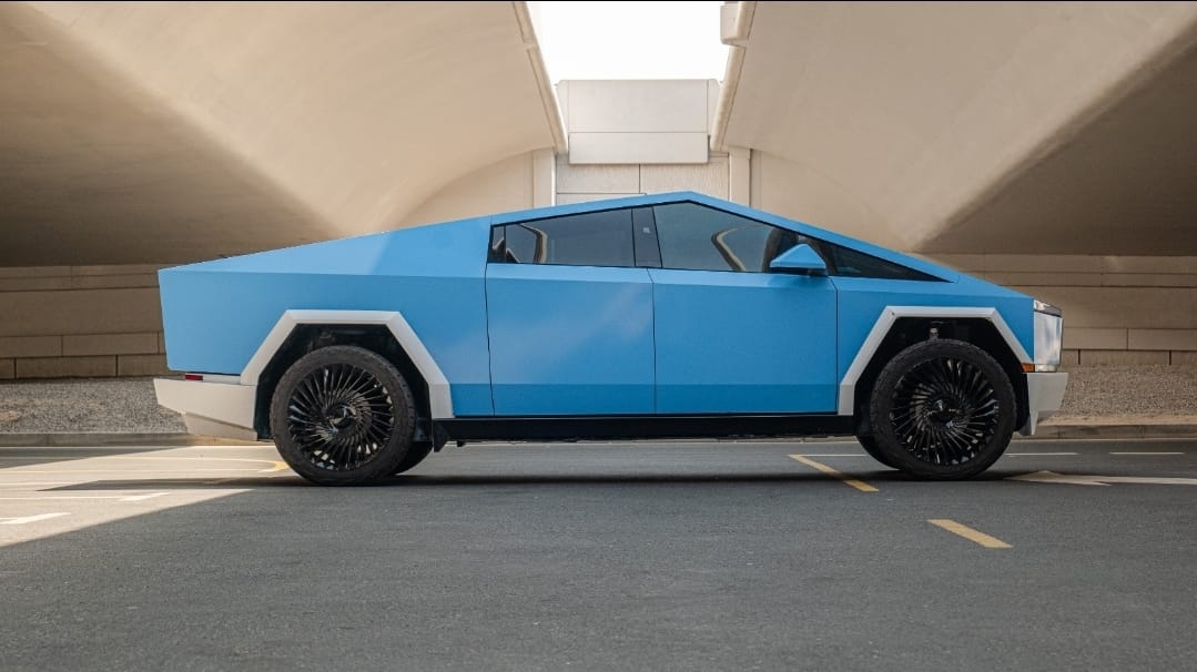 Tesla Cybertruck Beast  BLUE 2024 Rental Dubai