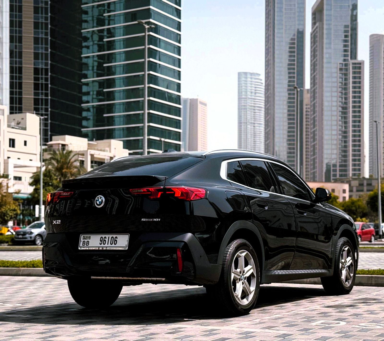 BMW X2 sDrive 2025  BLACK 2025 Rental Dubai