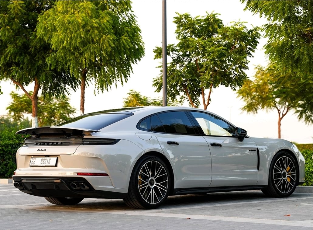 Porsche Panamera Turbo S E Hybrid  Nardo Grey 2025 Rental Dubai