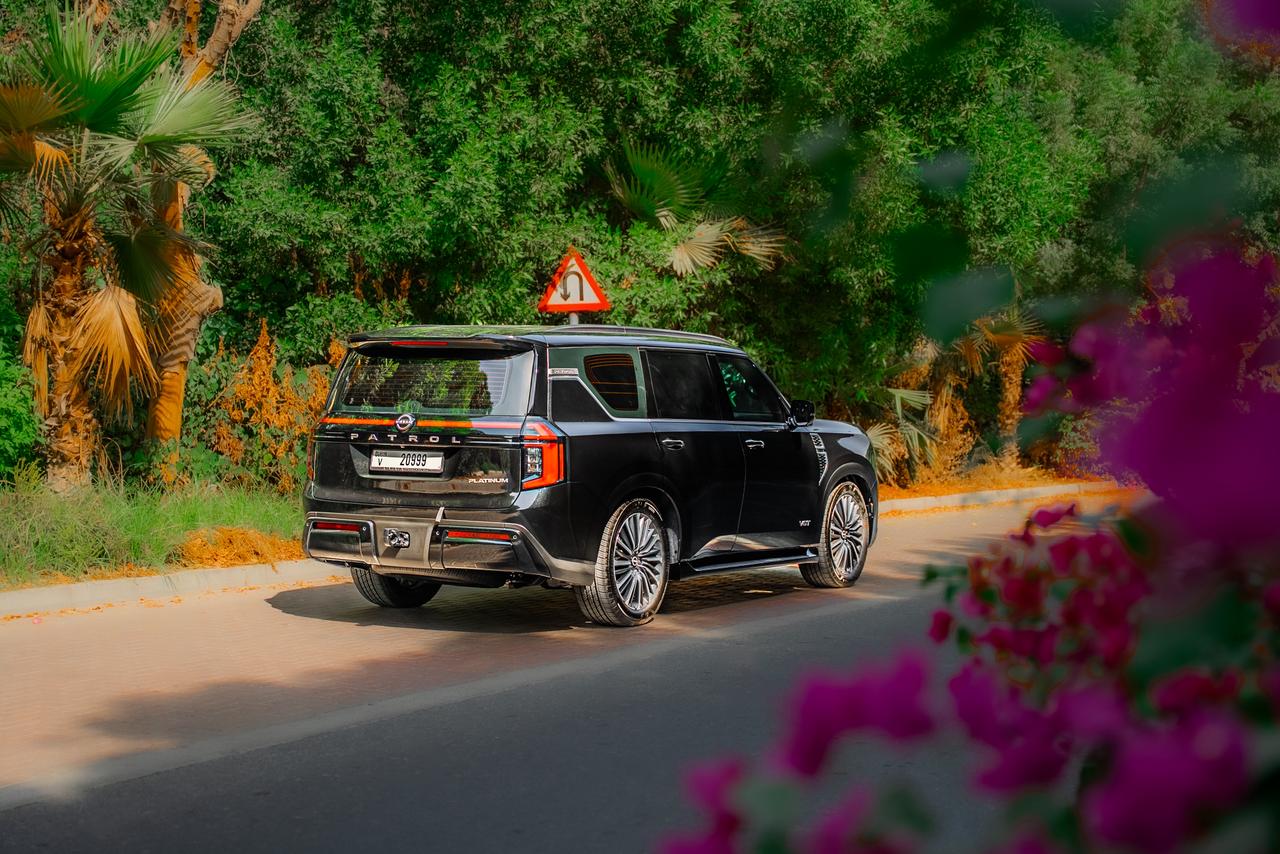 Nissan Patrol Platinum 2026  BLACK 2026 Rental Dubai