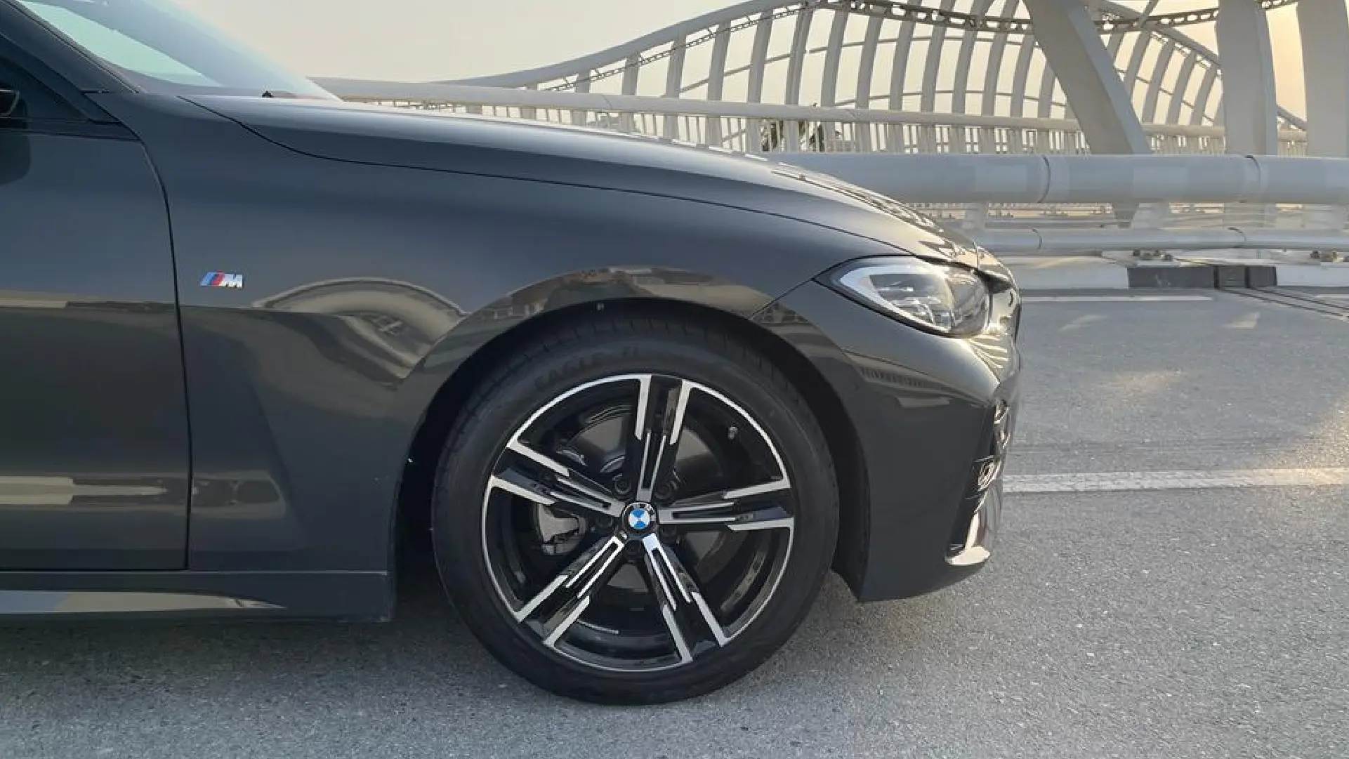 BMW 420i Convertible  GREY 2024 Rental Dubai
