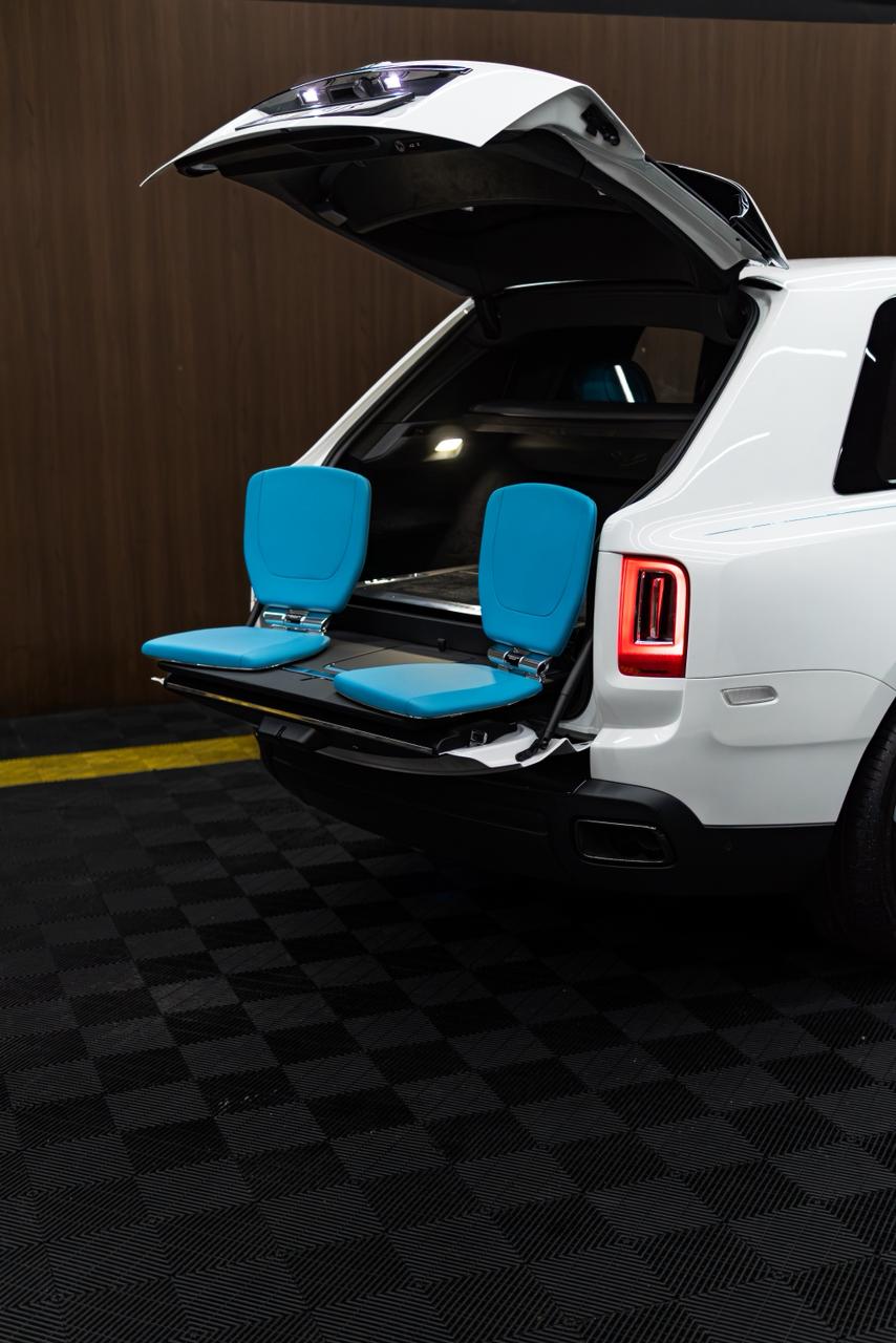 Rolls Royce Cullinan Black Badge White  WHITE 2024 Rental Dubai